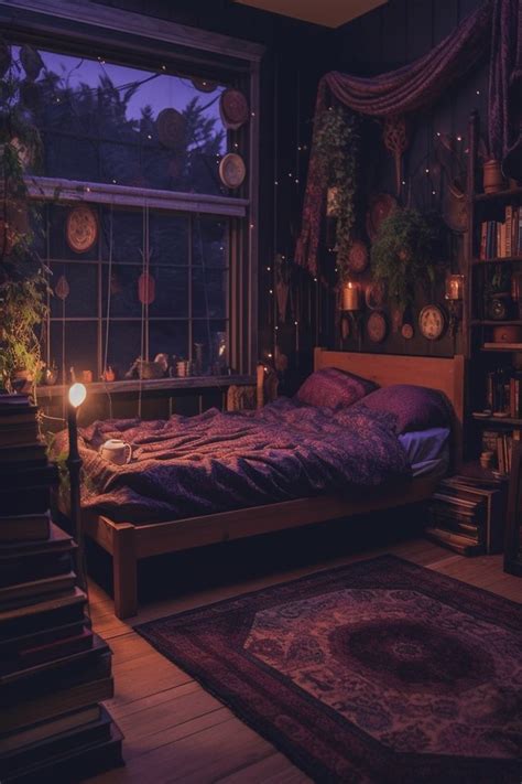 Witch inspired bedroom